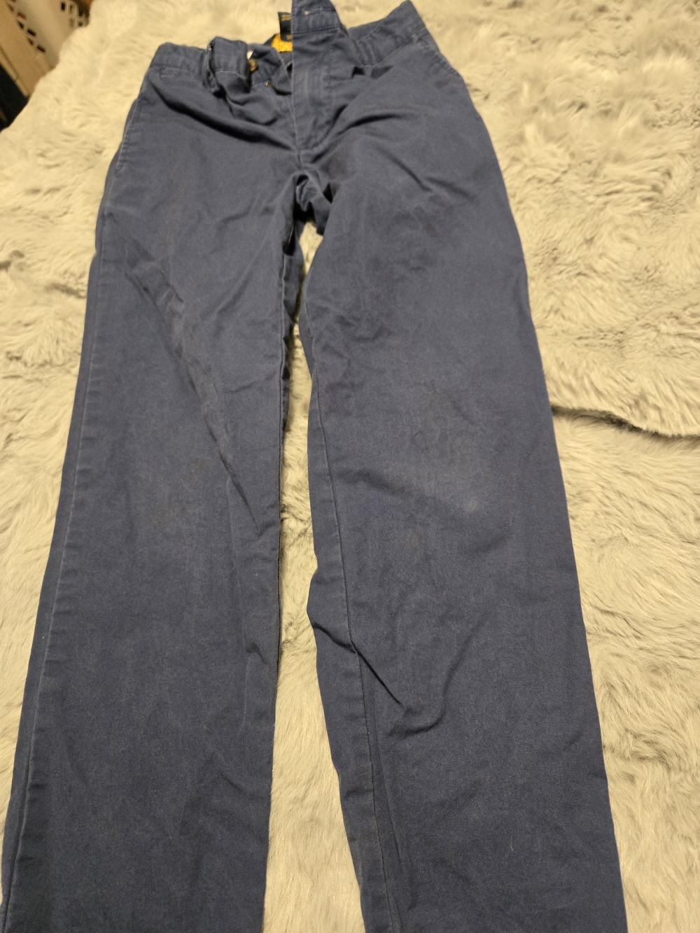 Polo Ralph Lauren Boys Blue Straight Leg Chino Pants Size 7